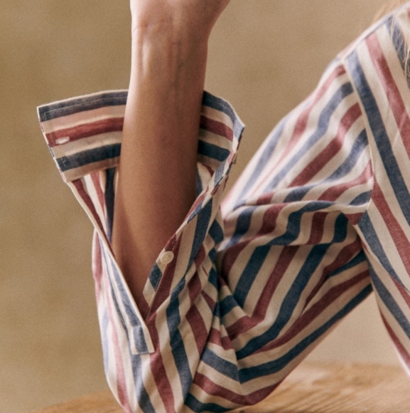 Sezane Max Shirt in Stripes size 48 - Picture 3 of 10